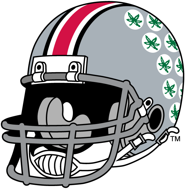 Ohio State Buckeyes 1968-Pres Helmet Logo iron on transfers for T-shirts